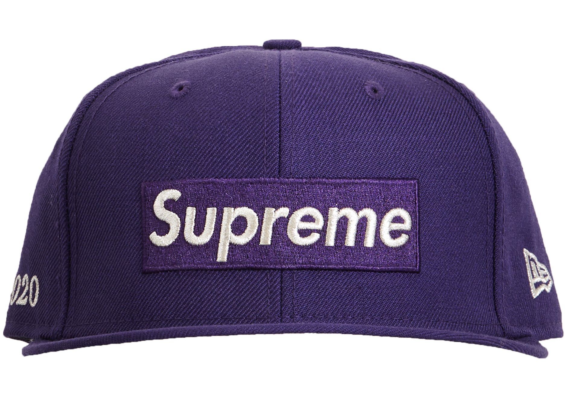 Supreme $1M Metallic Box Logo New Era Purple