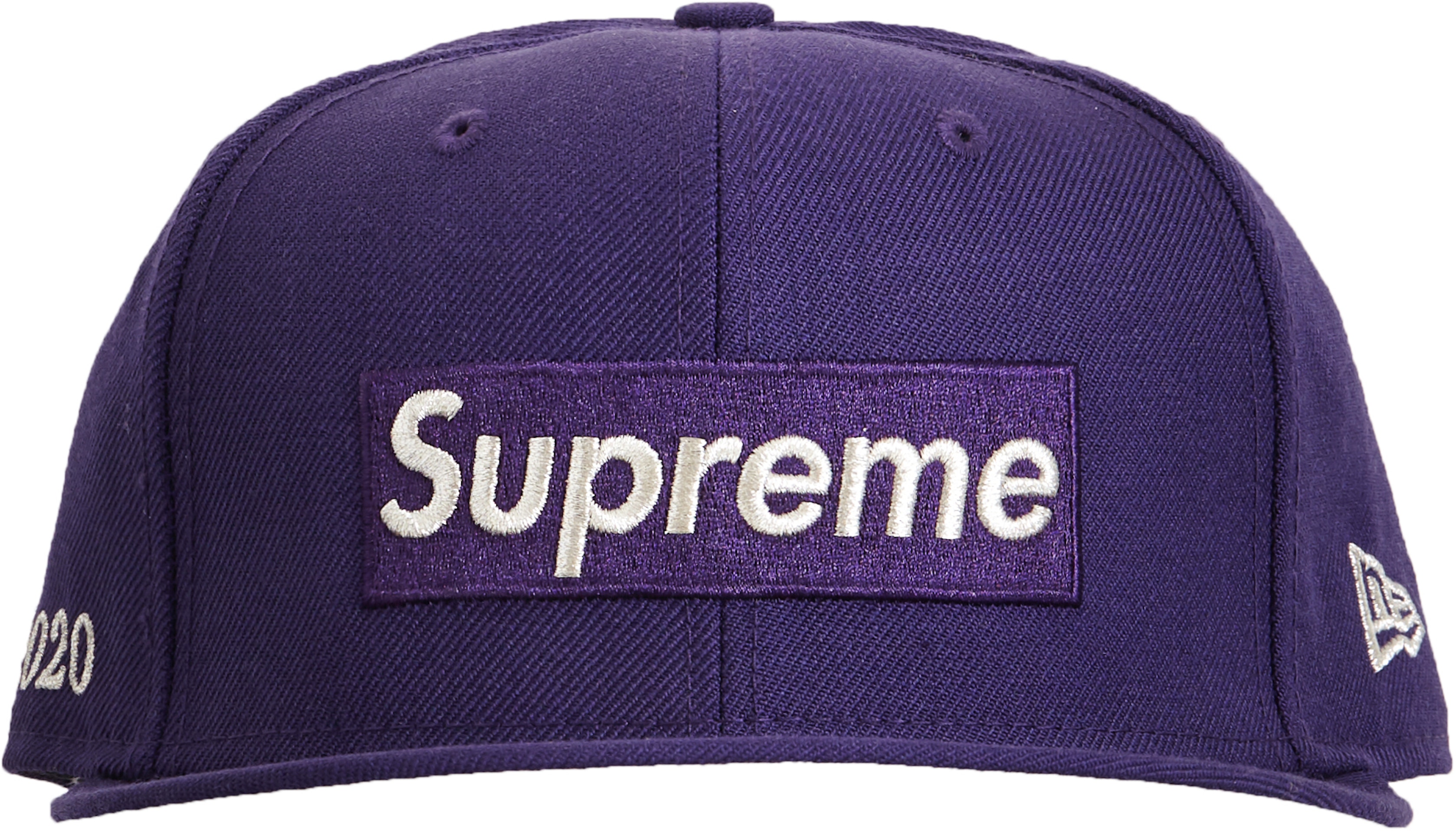 Supreme $1M Metallic Box Logo New Era Purple - SS20