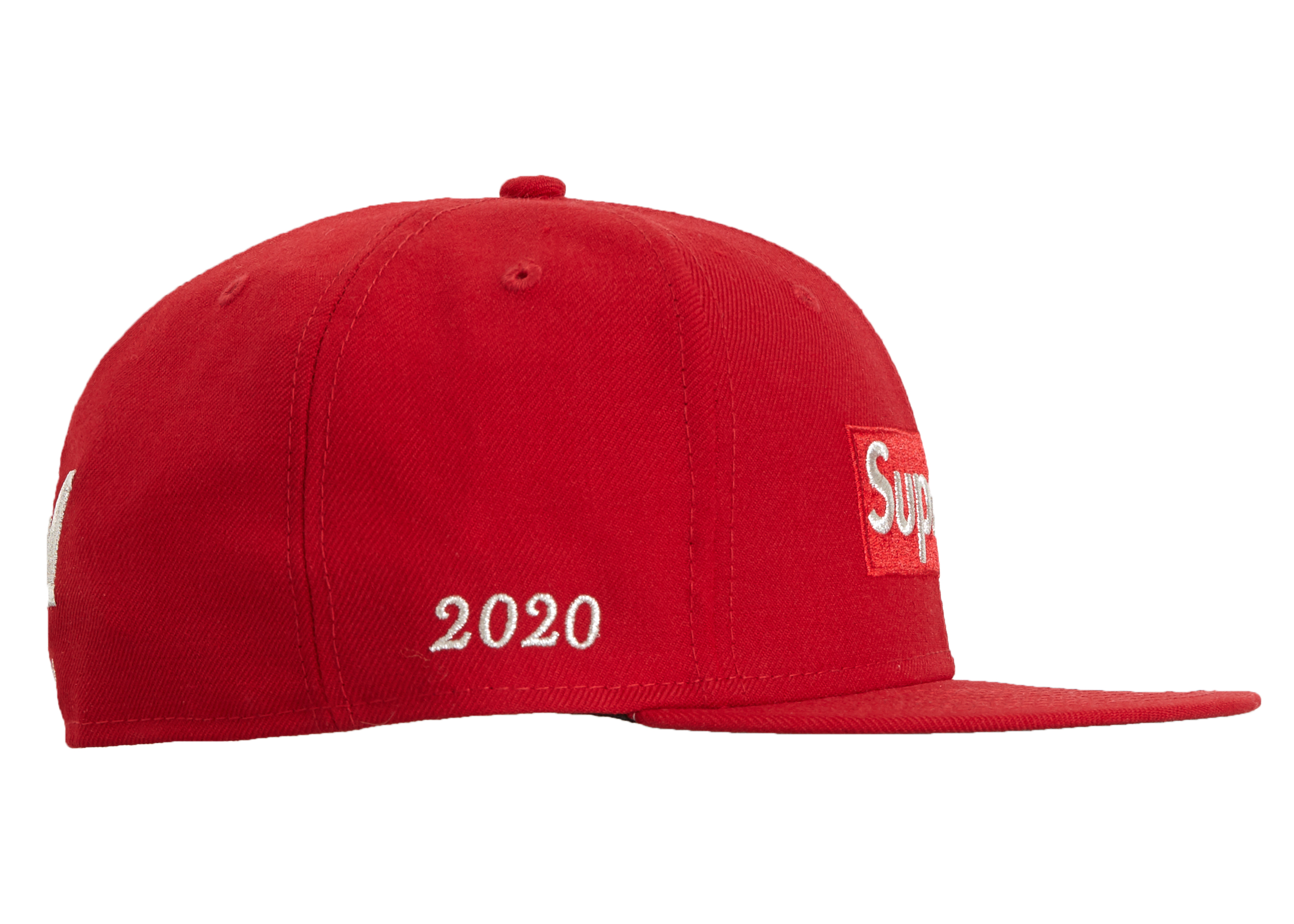 Supreme $1M Metallic Box Logo New Era Red