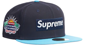 Supreme 2-Tone Box Logo New Era Blue