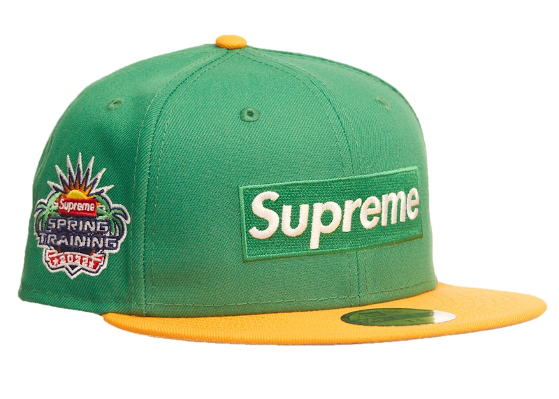 Supreme 2-Tone Box Logo New Era Green