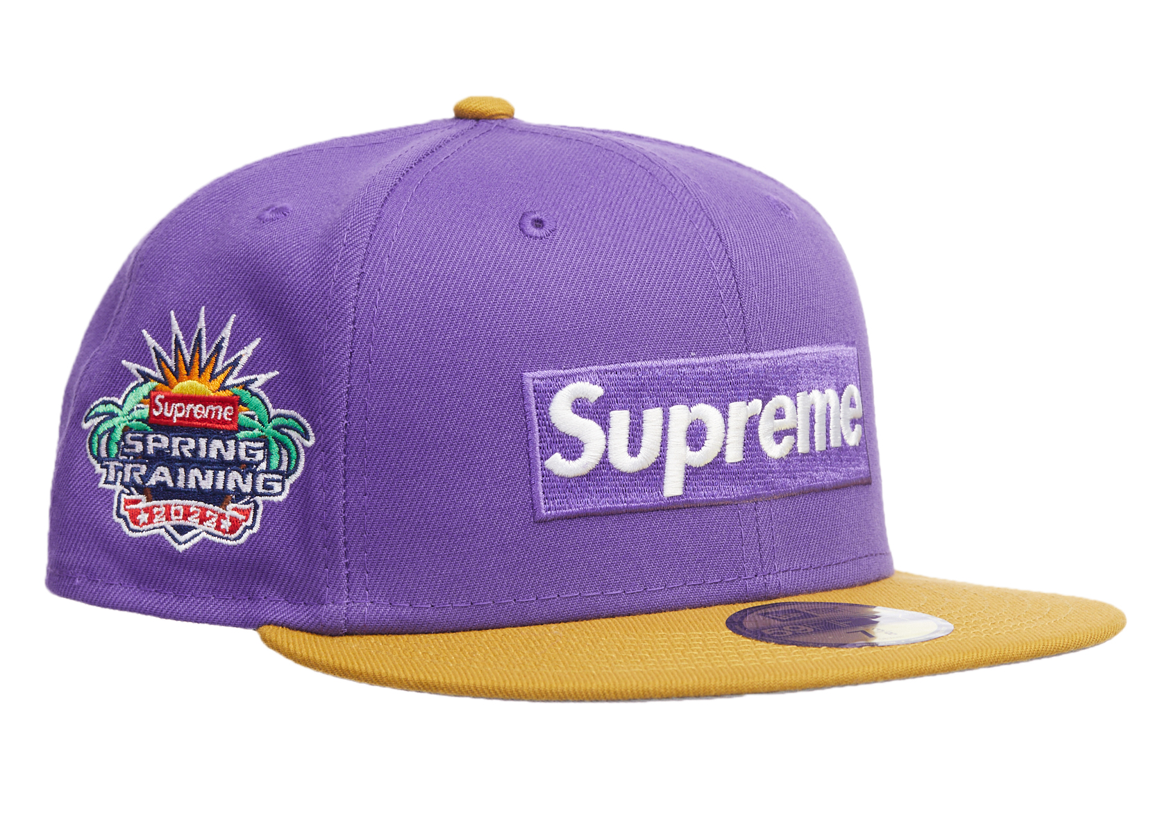 Supreme 2-Tone Box Logo New Era Purple