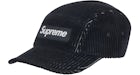 Gorra Supreme 2-Tone Corduroy en negro