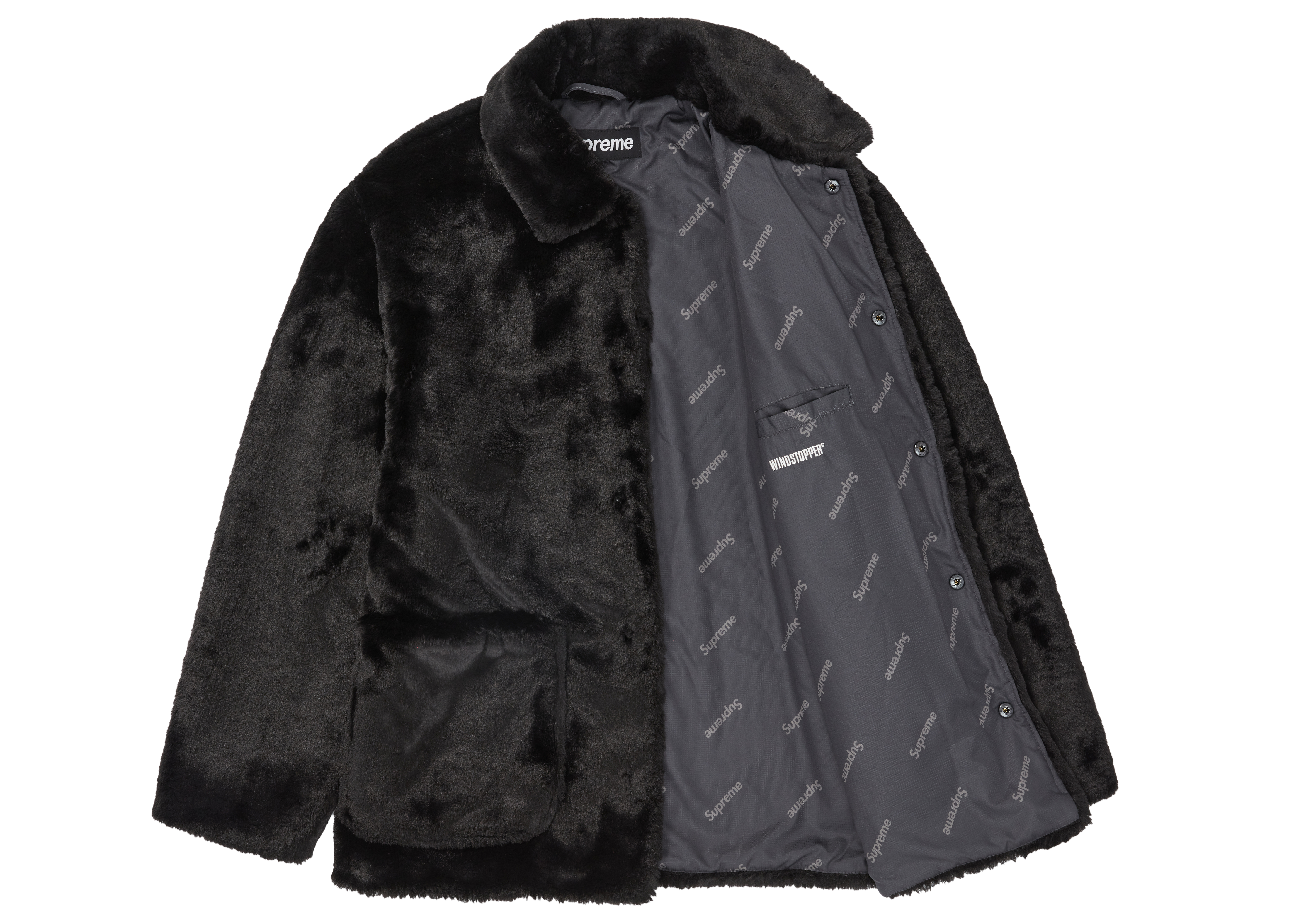 メンズsupreme 2-tone Faux Fur Shop Coat XL