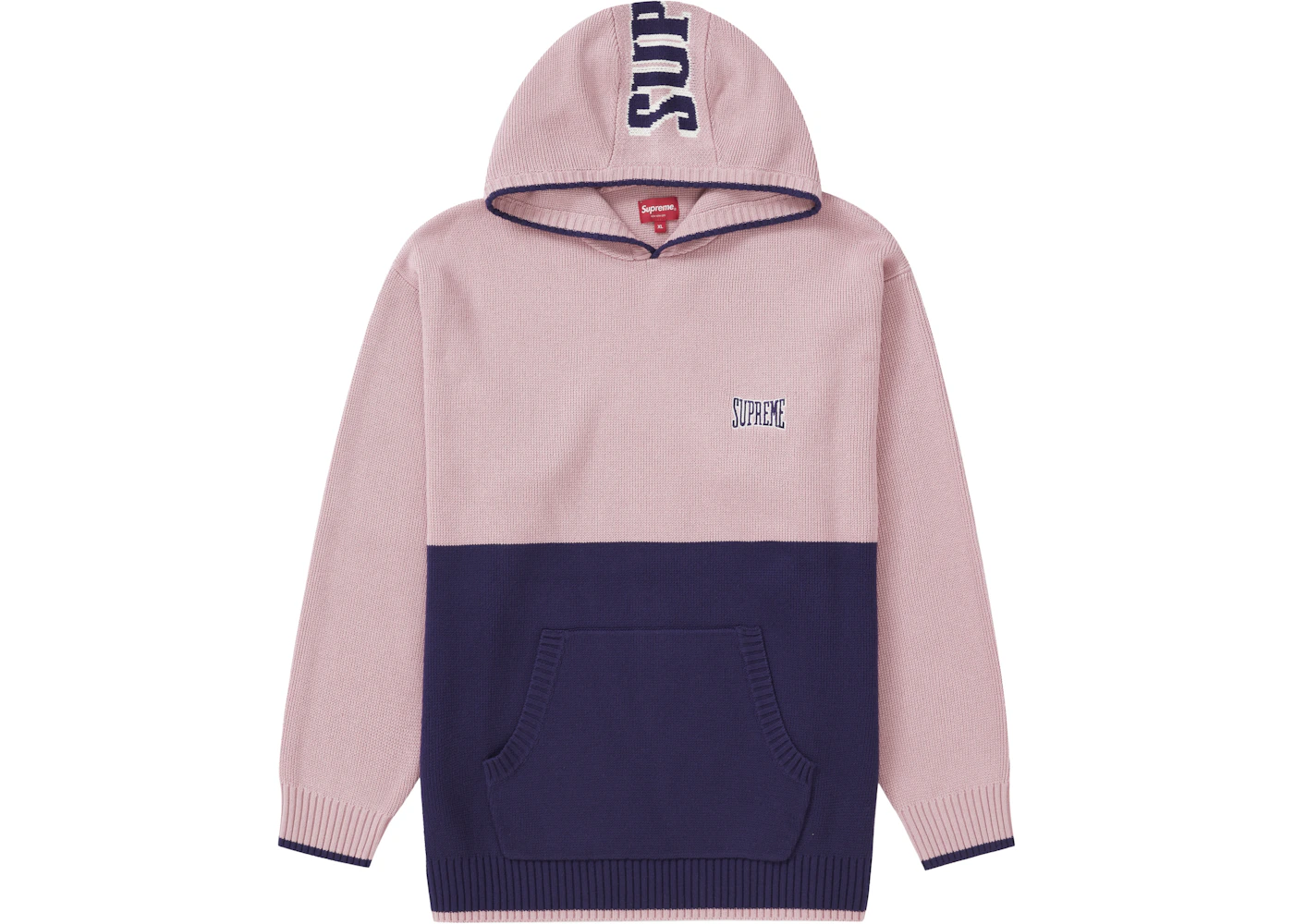 Supreme Suéter con capucha tonos Rosa Hombre FW21 US
