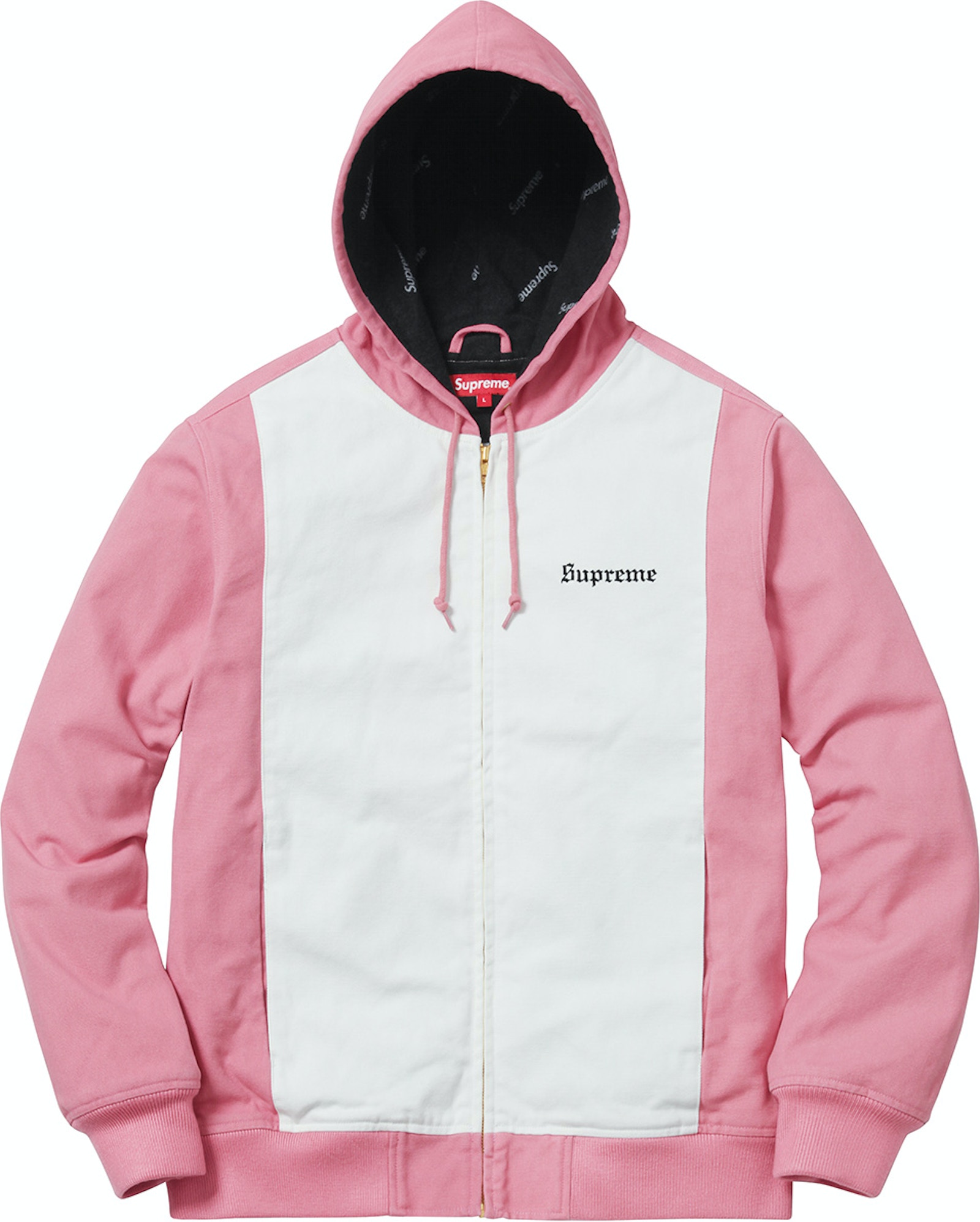 Supreme 2 Tone Hooded Work Jacket Pink - SS17