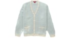 Supreme 2-Tone Mohair Cardigan Ivory