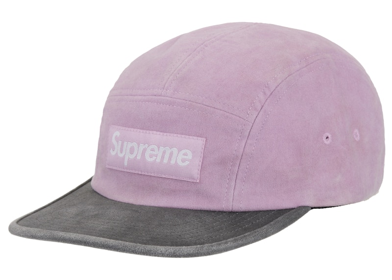 Pre-owned Supreme 2tone Moleskin Camp Cap In Pink