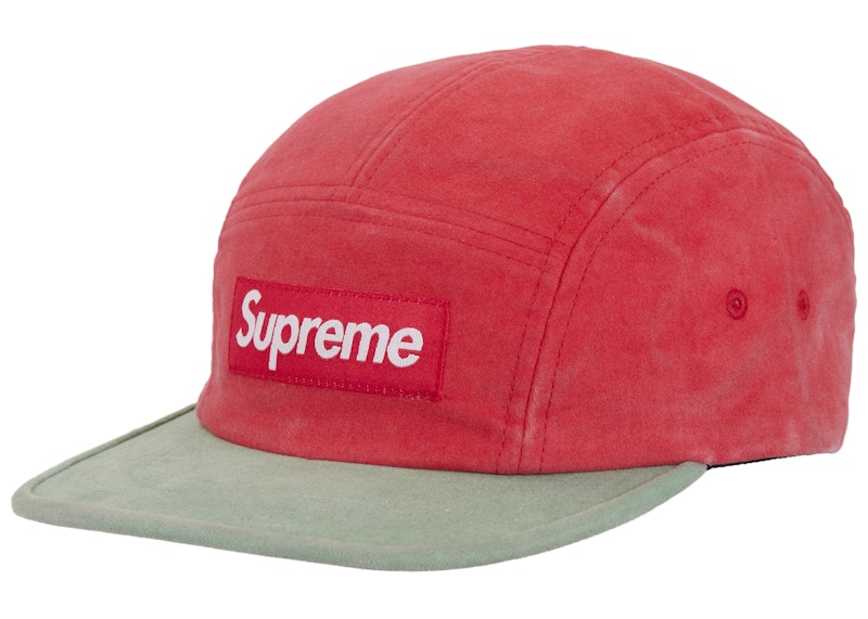 Pre-owned Supreme 2tone Moleskin Camp Cap In Red