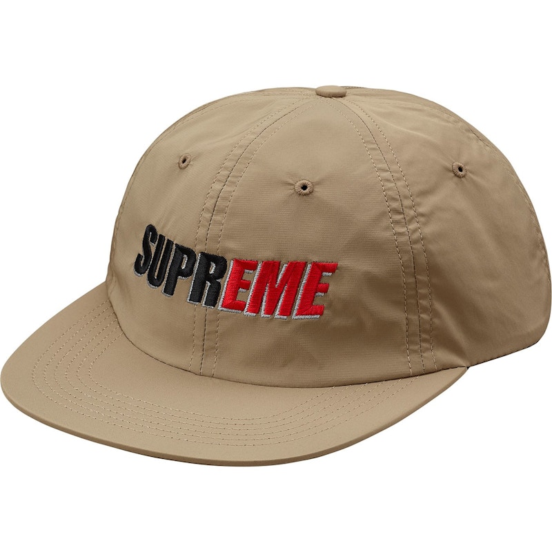 Supreme 2-Tone Nylon 6-Panel Tan