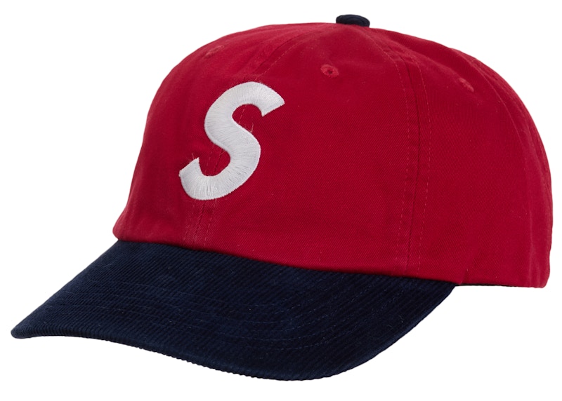 Supreme 2 Tone S Logo 6 Panel Red