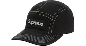 Supreme 2-Tone Twill Camp Cap Black