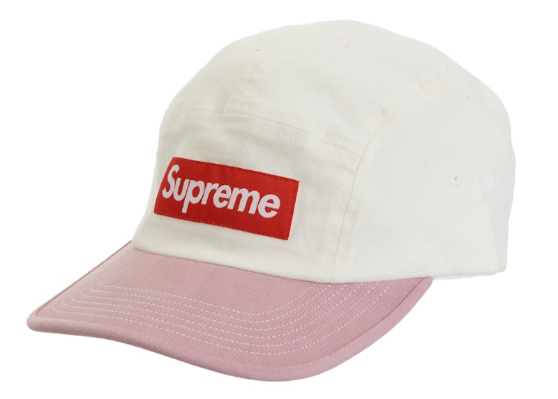 Supreme 2-tone Camp Cap White 23FW