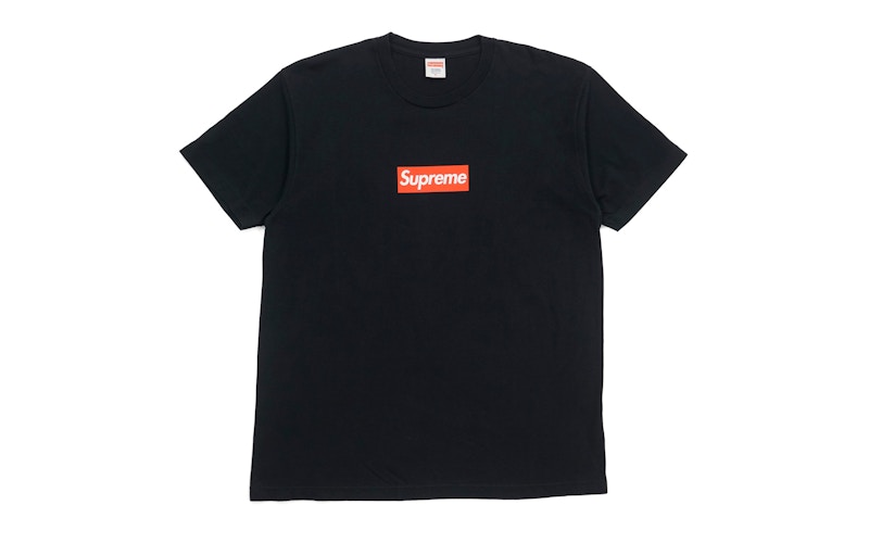 supreme red box logo tee