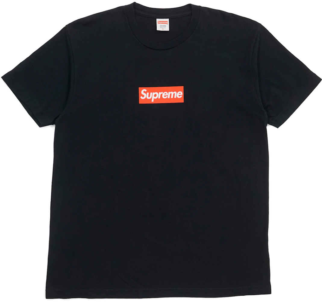 What year is this 'Friends & Family Black on Black Box Logo Tee