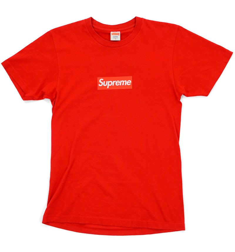 Supreme 20th Anniversary Box Logo Tee Red Men's SS14 US