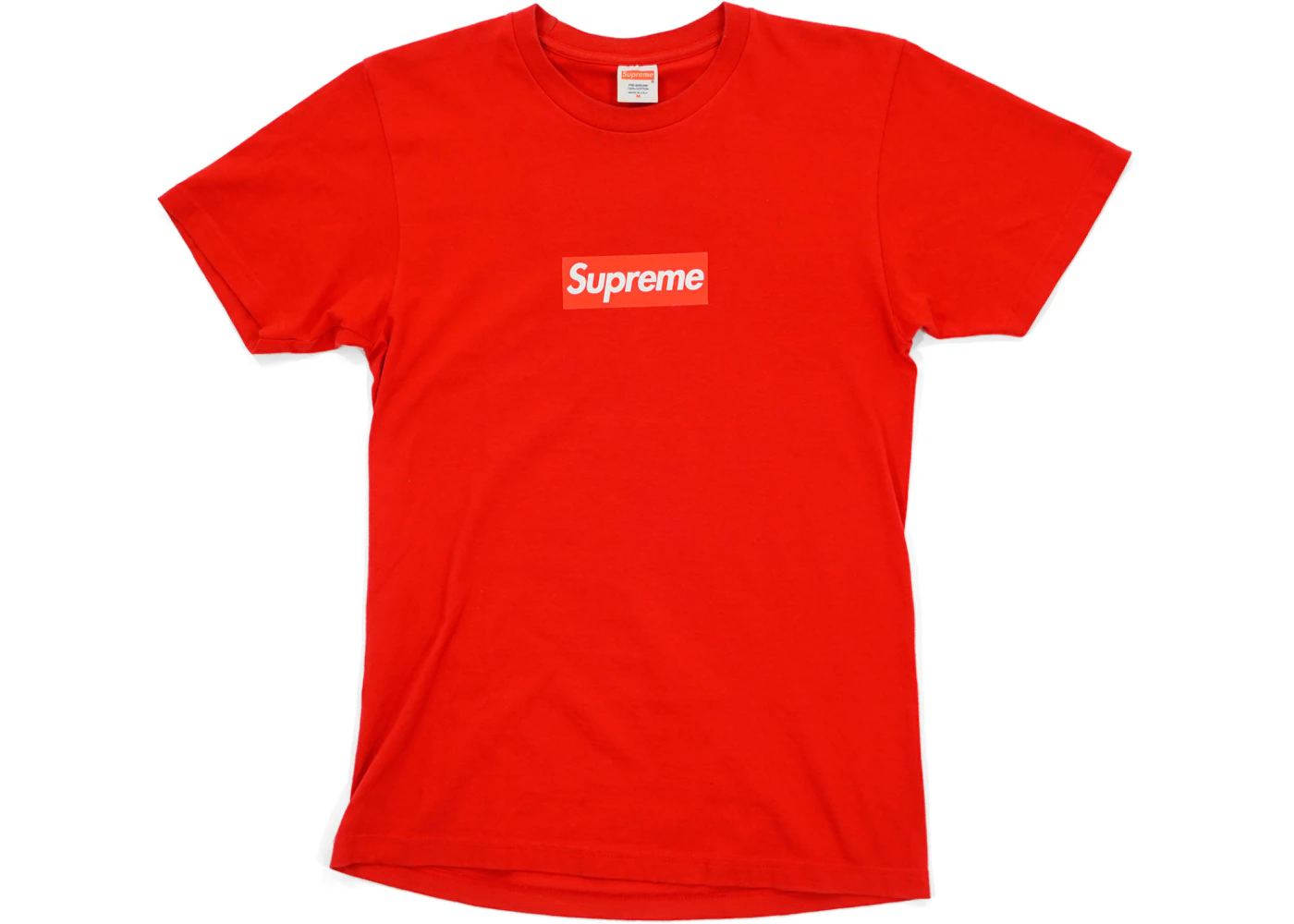 Supreme 20th Anniversary Box Logo Tee Rosso Uomo SS14 IT