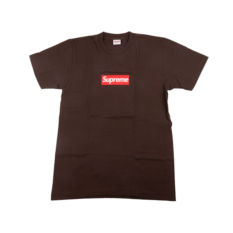 Supreme 20th Anniversary Box Logo Tee Brown