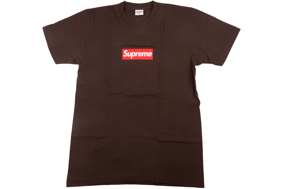 Supreme th Anniversary Box Logo Tee Brown Ss14 Supreme th Anniversary Box Logo Tee Brown Ss14