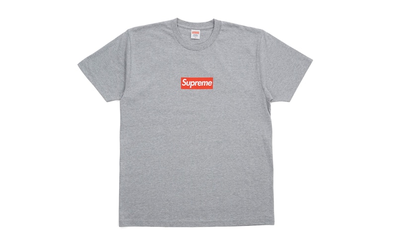 超希少のXXLのグレーですSupreme box logo tee ash grey xxl