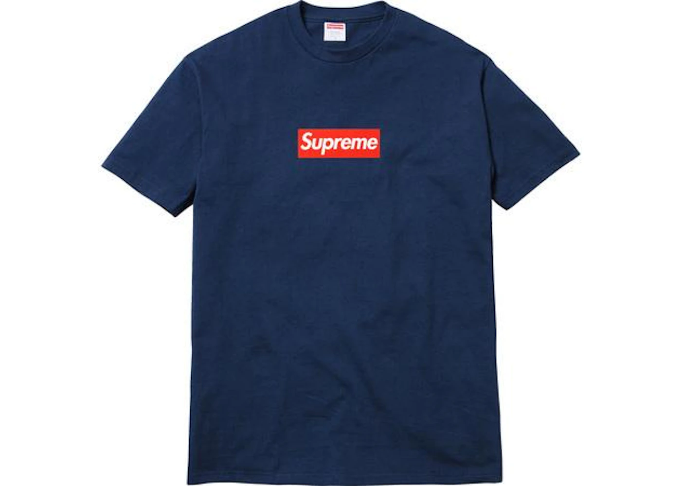 Supreme 20th Anniversary Box Logo Tee Navy Men's SS14 US
