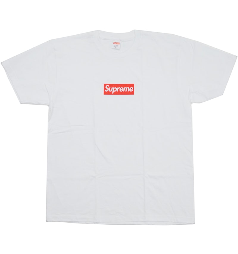 Supreme 20th Anniversary Box Logo Tee White Men's SS14 US