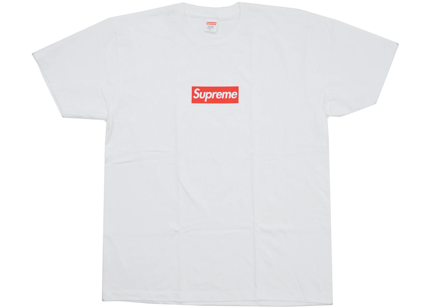 Shanghai Supreme White T Shirt Box Logo Supreme White Logo Tee Top