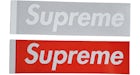 Juego de pegatinas con el logotipo de la caja reflectante Supreme 3M