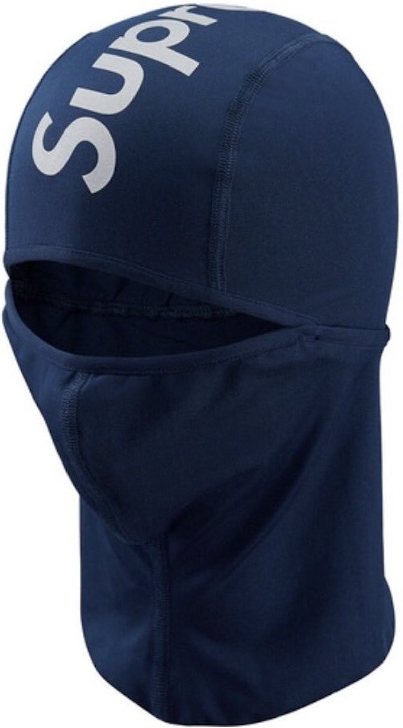 Supreme 3M Reflective Logo Balaclava Navy