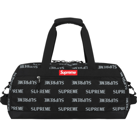 Supreme 3M Reflective Repeat Duffle Bag Black