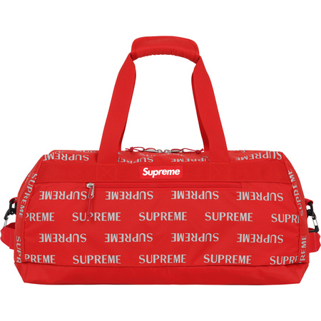 Supreme 3M Reflective Repeat Duffle Bag Red - FW16
