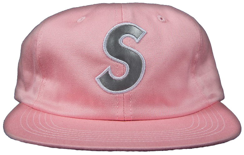 Supreme 3M Reflective S Logo 6 Panel Pink