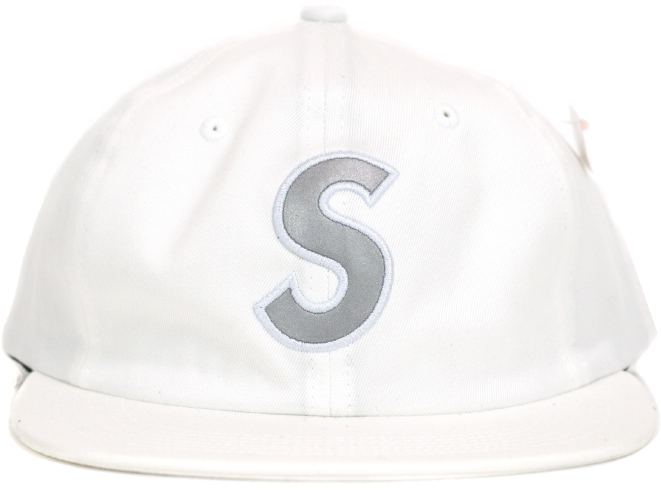 Supreme 3M Reflective S Logo 6 Panel White - SS16 - US