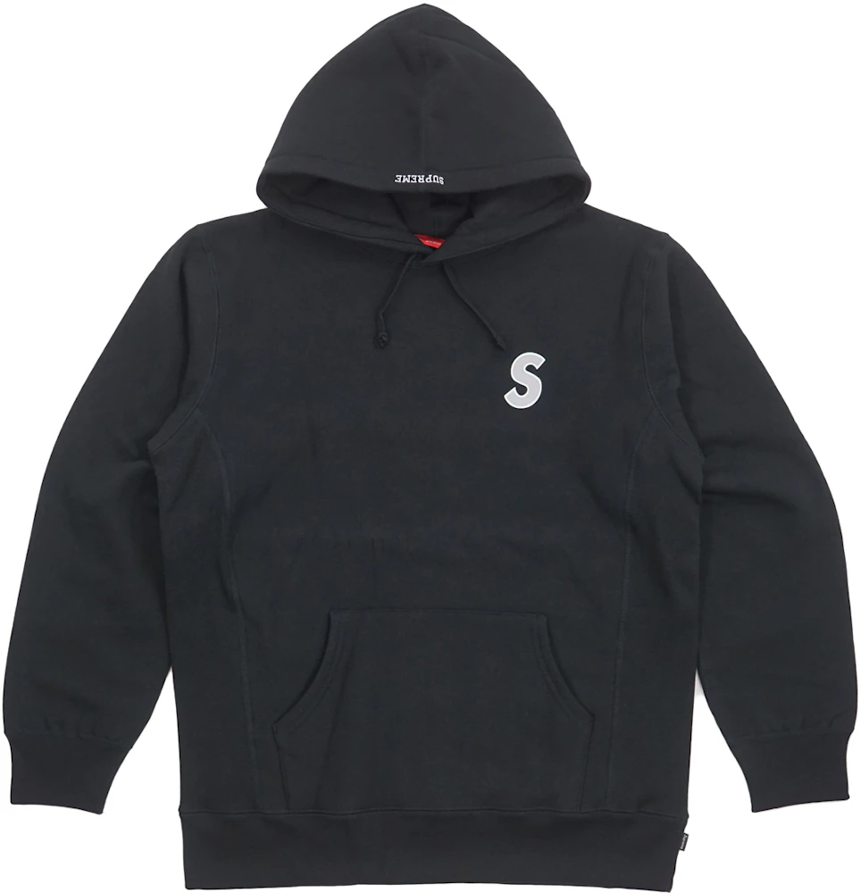 Supreme 3M Reflective S Logo Hooded Sweatshirt Black Men's - SS16 - US