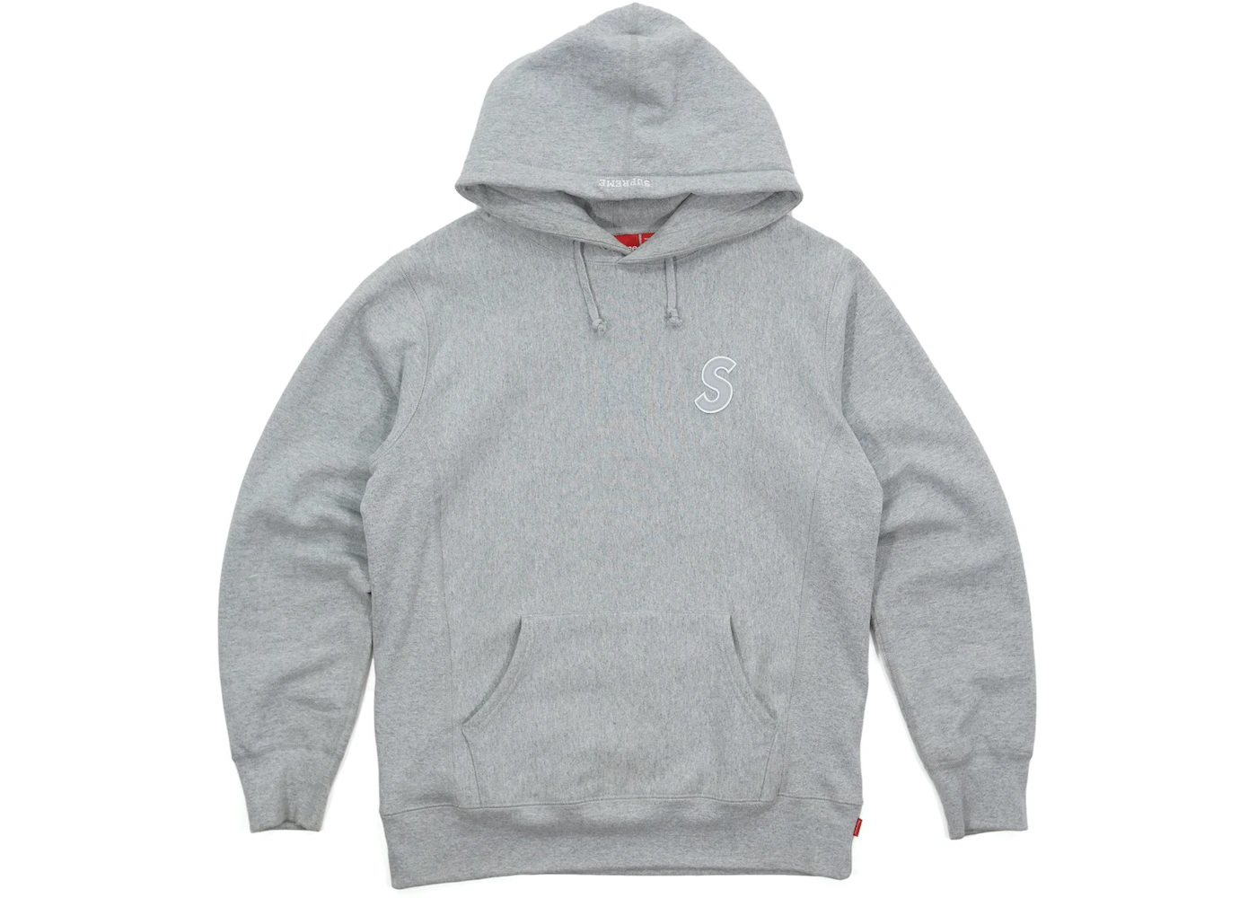 Supreme 3M Reflective S Logo Hooded Sweatshirt Heather Grey Men's ...