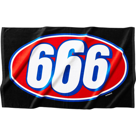 Supreme 666 Towel Black