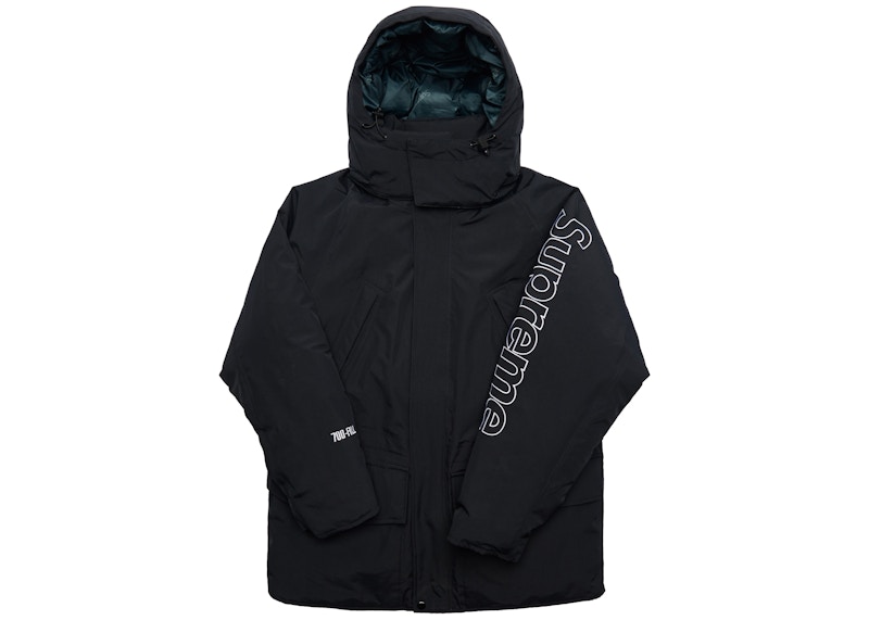 Supreme 700-Fill Down Taped Seam Parka Black - FW17 Men's - US