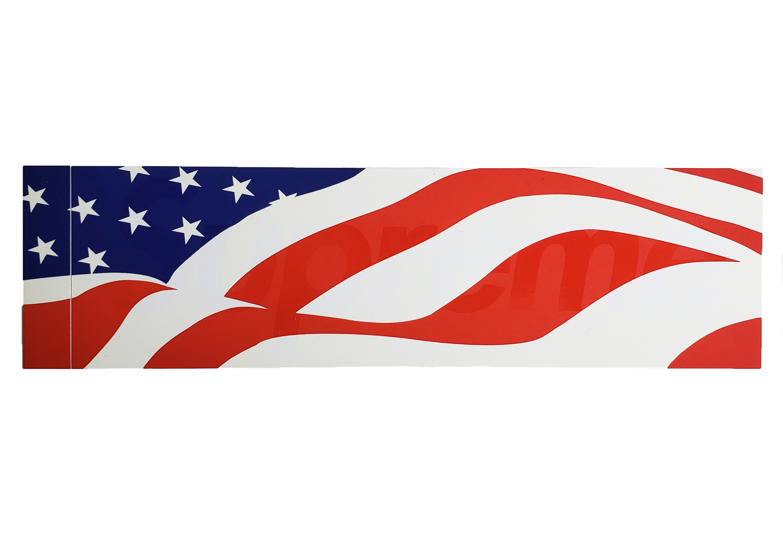 Supreme 9/11 American Flag Box Logo Sticker - US