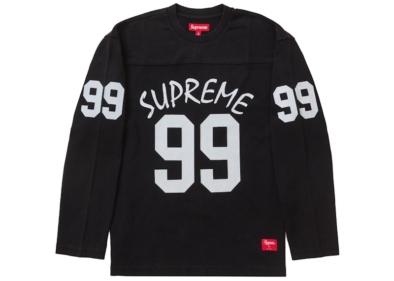 Supreme 99 L/S Football Top Black メンズ - SS24 - JP