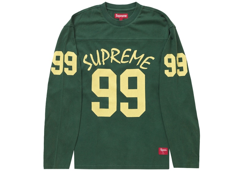 Supreme 99 L/S Football Top Maroon 男士- SS24 - TW