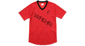 Supreme AD Baseball Jersey Red