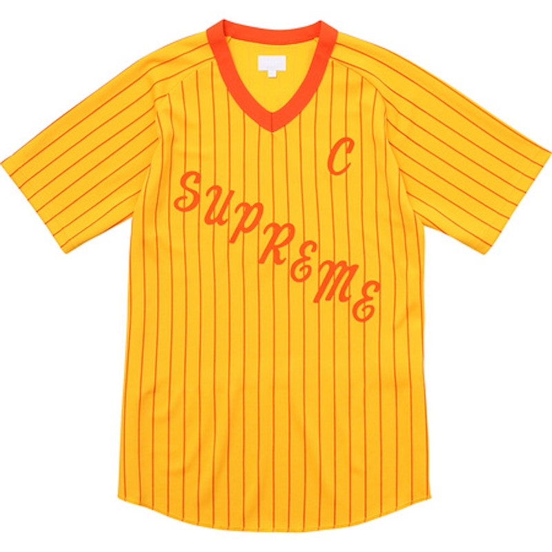 supreme ad baseball jersey