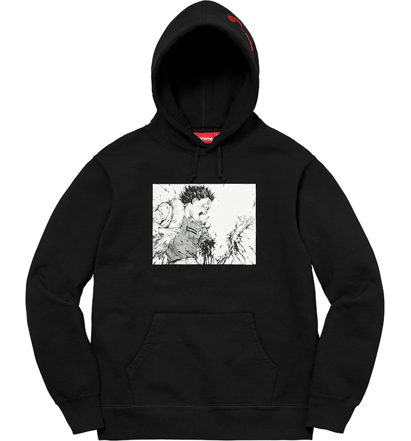 Supreme AKIRA Arm Hooded Sweatshirt Black Men's FW17 US