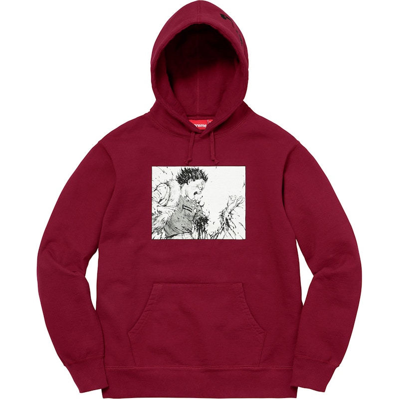 Supreme AKIRA Arm Hooded Sweatshirt Cardinal メンズ - FW17 - JP