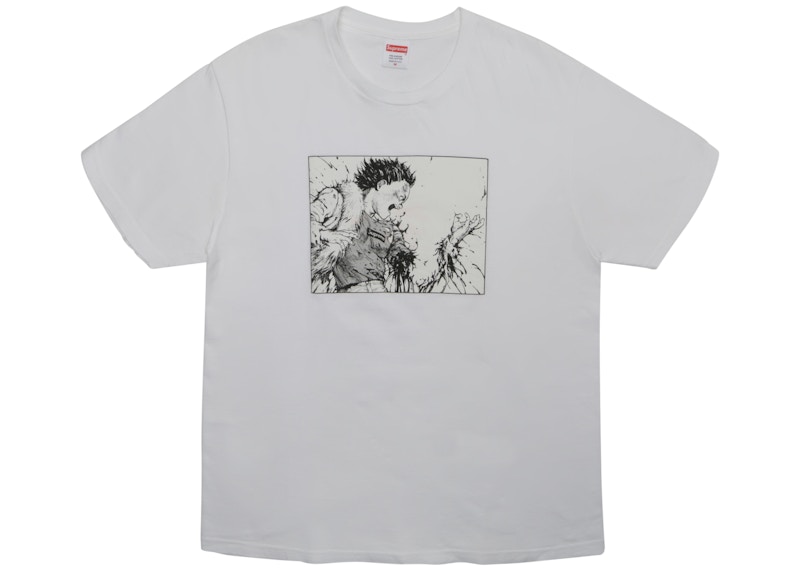 Supreme AKIRA Arm Tee White Men's - FW17 - GB