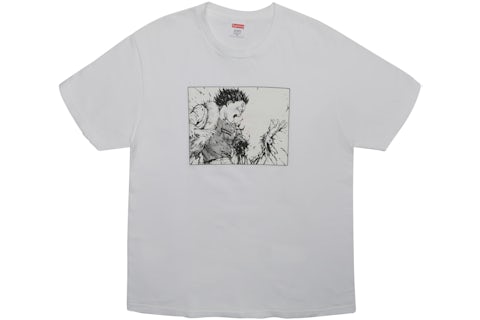 Supreme AKIRA Arm Tee White Men's FW17 US