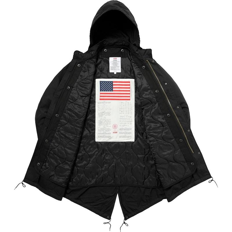 Supreme AKIRA Fishtail Parka Black Men's - FW17 - US