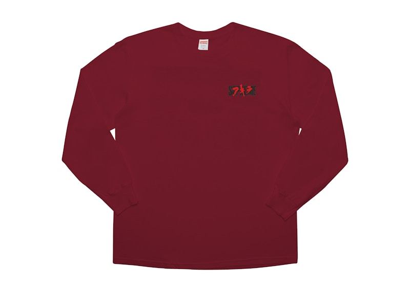 Supreme AKIRA Neo-Tokyo L/S Tee Cardinal Men's - FW17 - US