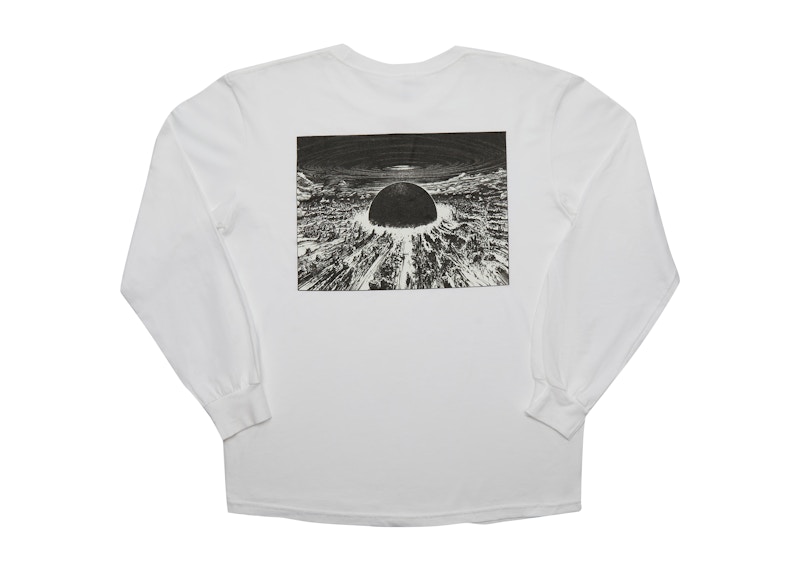 T-shirt Supreme AKIRA Neo-Tokyo L/S Blanc Homme de la Collection 