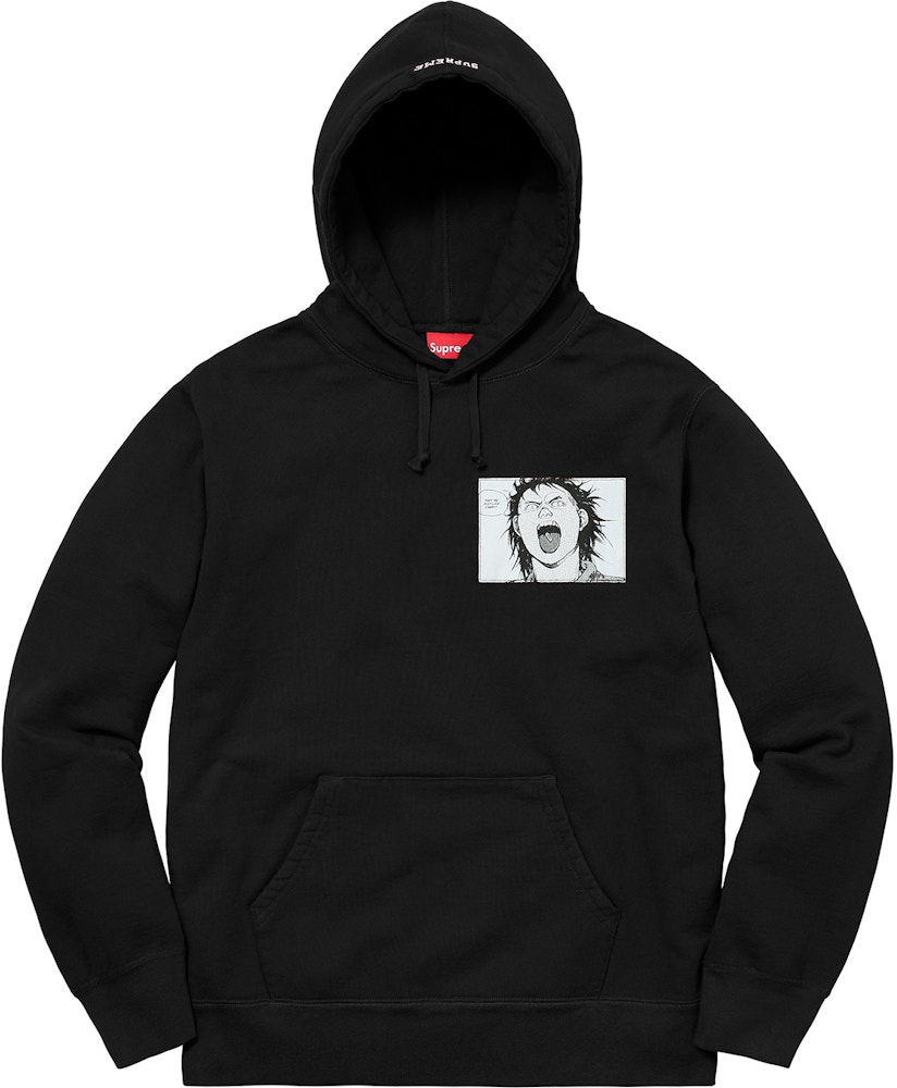 Supreme AKIRA Patches Hooded Sweatshirt Black - FW17